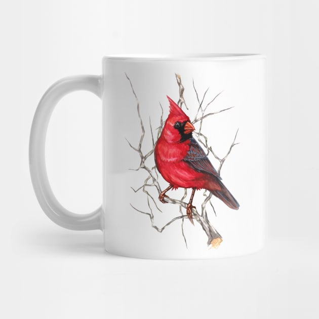 Northern Cardinal by Primal Arc